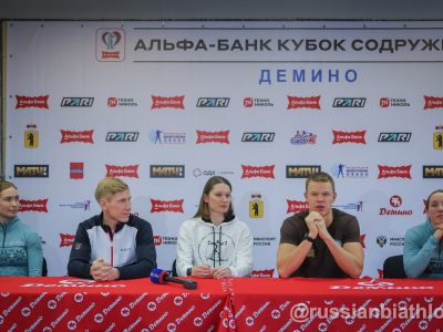 Юные рыбинские спортсмены встретились с биатлонистами сборной России